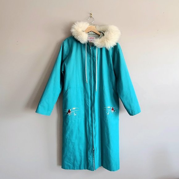 Grenfell Handcrafts Jackets & Blazers - The traditional long Grenfell Handcrafts parka coat.